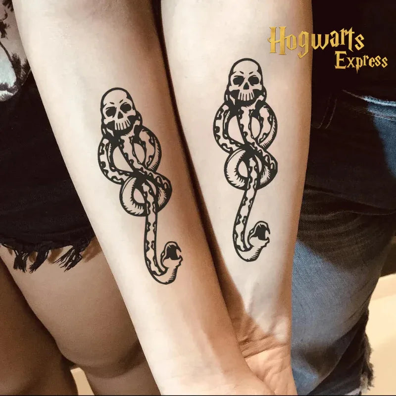 Tatuagem Temporária da Marca Negra — Kit Festa & Cosplay - Hogwarts™ Express