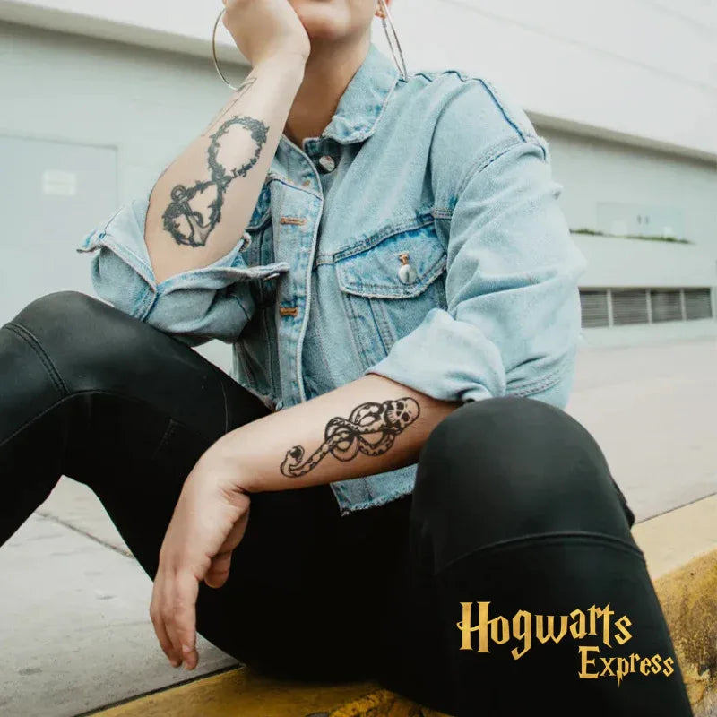 Tatuagem Temporária da Marca Negra — Kit Festa & Cosplay - Hogwarts™ Express