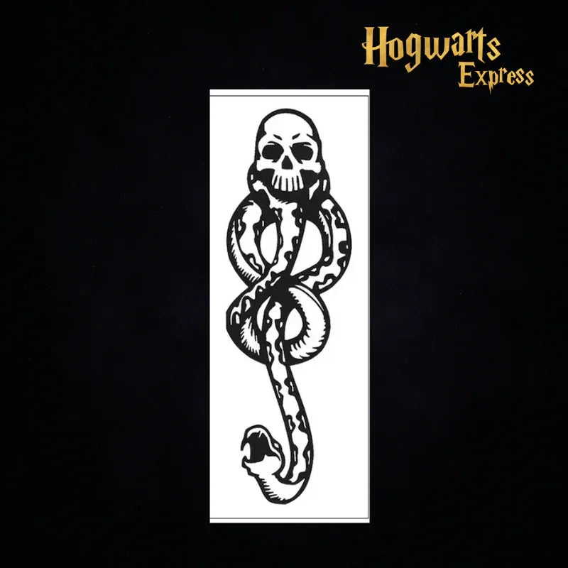 Tatuagem Temporária da Marca Negra — Kit Festa & Cosplay - Hogwarts™ Express