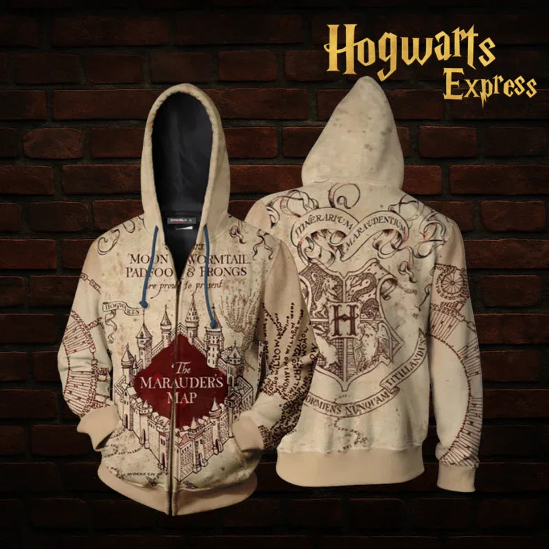 Moletom Mapa do Maroto – Edição 3D Hogwarts - Hogwarts™ Express