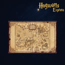 Mapa do Mundo Mágico – Canvas Vintage do Castelo de Hogwarts (60x90 cm) - Hogwarts™ Express