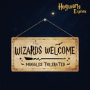 Wizards Welcome – Decoração Mágica em Madeira - Hogwarts™ Express