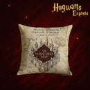Capa de Almofada Mapa do Maroto — Travessura Feita, Mistério em Cada Detalhe - Hogwarts™ Express