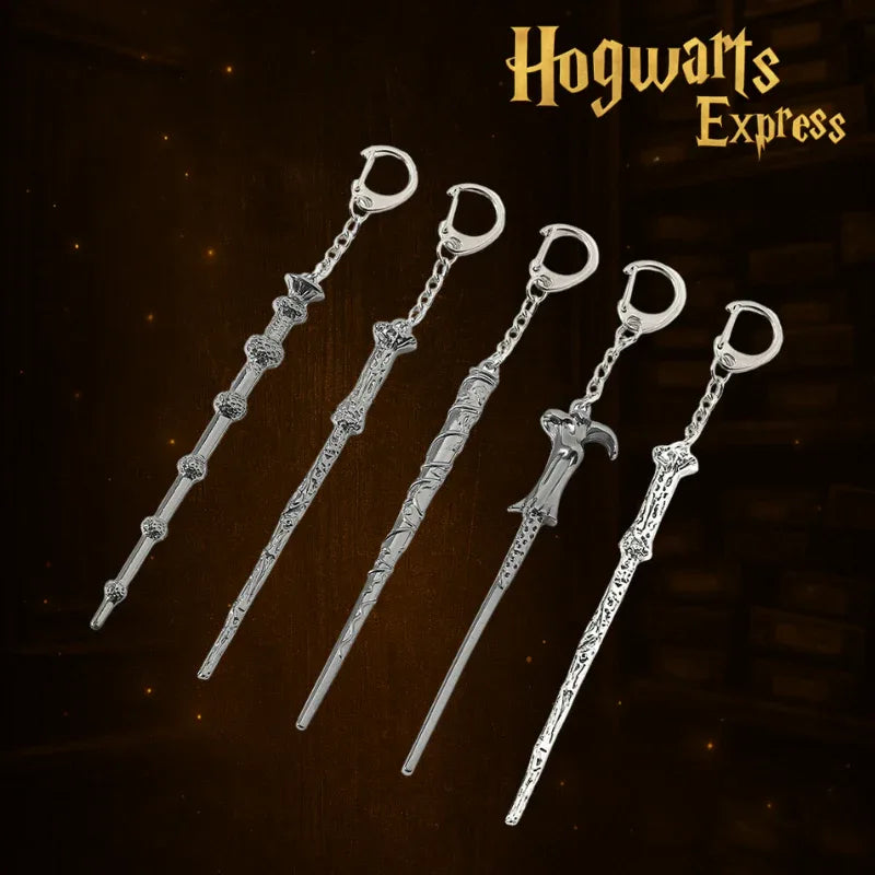 Chaveiro Mini Varinhas Metal 12cm - Hogwarts™ Express