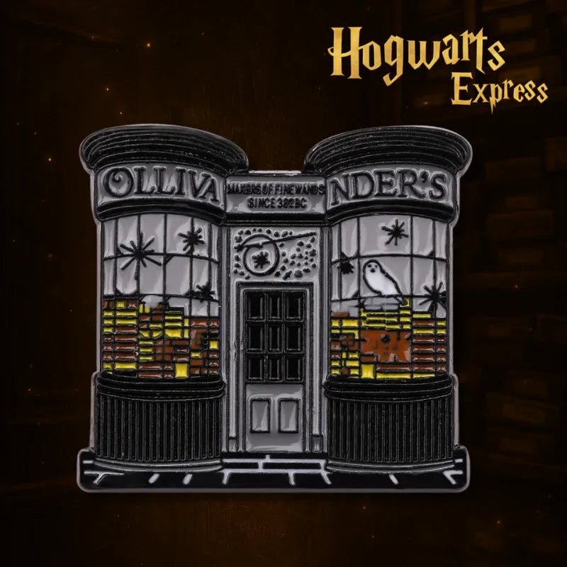 Brooch Metálico Ollivanders – Loja de Varinhas do Beco Diagonal - Hogwarts™ Express