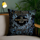Capa de Almofada Mapa do Maroto — Travessura Feita, Mistério em Cada Detalhe - Hogwarts™ Express