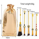 Varinhas de Beleza Make - Conjunto de Pincéis Harry Potter (5 Peças de Metal) - Hogwarts™ Express