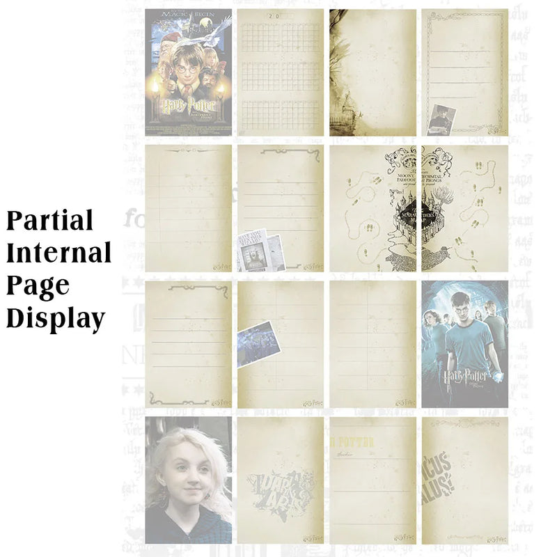 Caderno Retrô Hogwarts — Edição Oficial Wizarding World