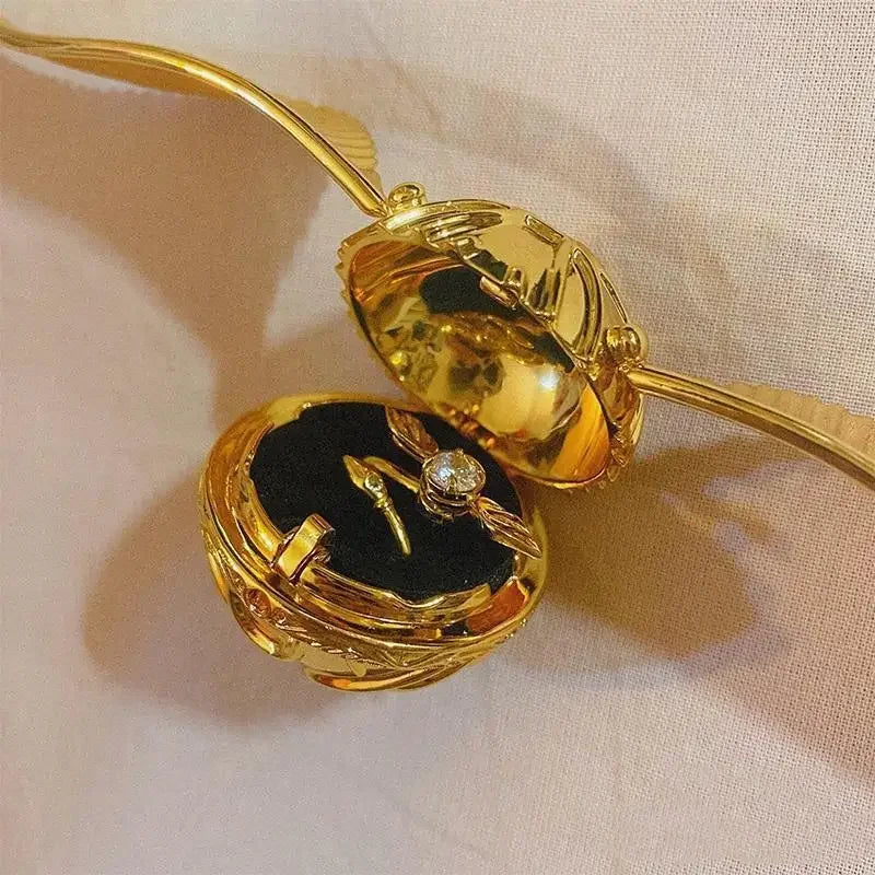 Anel Pomo de Ouro Dourado — Edição Especial