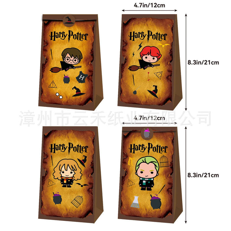Kit 12 Sacolas de Festa Harry Potter