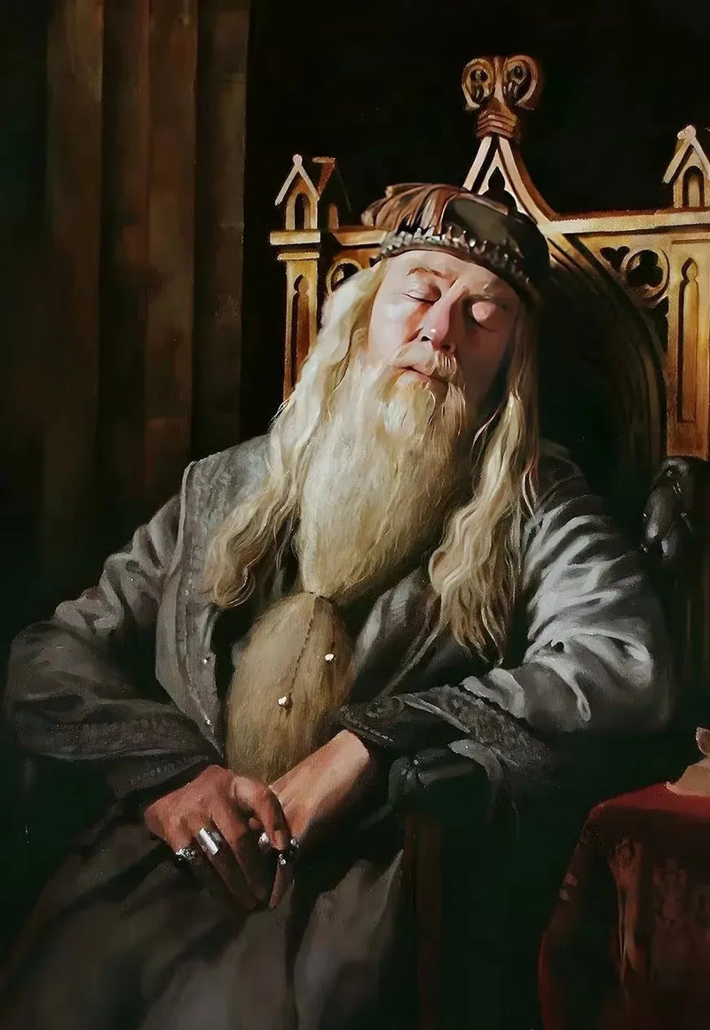 Retrato do Diretor Dumbledore™ – Quadro Hogwarts™ Canvas Premium