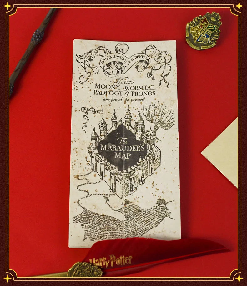 Mapa do Maroto – Réplica Oficial de Hogwarts™