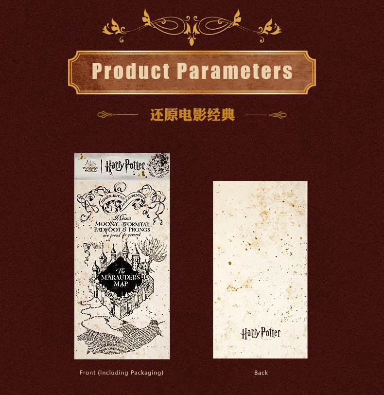 Mapa do Maroto – Réplica Oficial de Hogwarts™