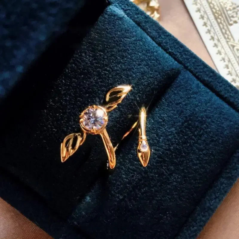 Anel Pomo de Ouro Dourado — Edição Especial