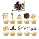 Kit Mágico de Topper para Cupcakes e Bolos – Festa Temática Harry Potter™ - Hogwarts™ Express