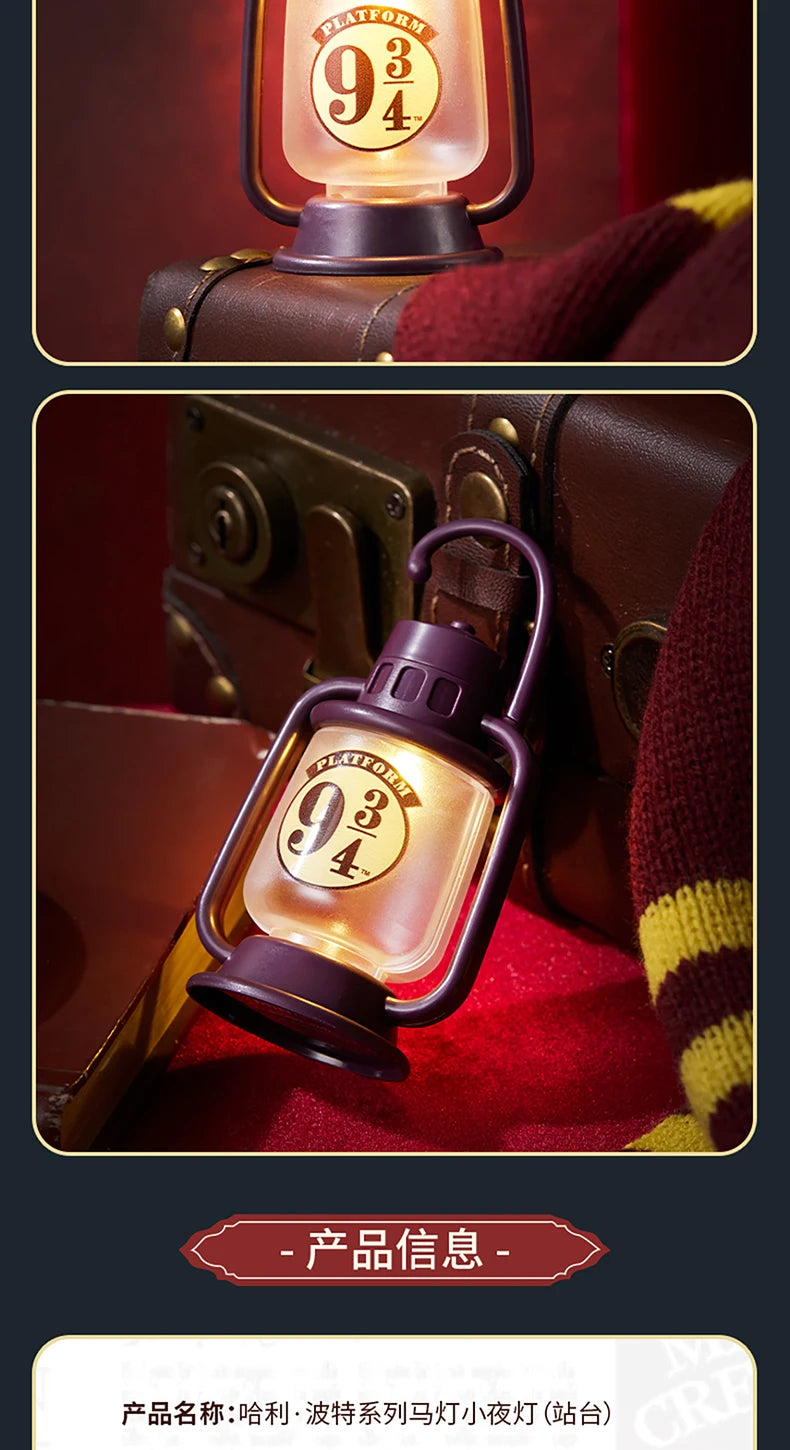 Luminária Atmosfera Plataforma 9¾ — Luz Noturna Hogwarts Express
