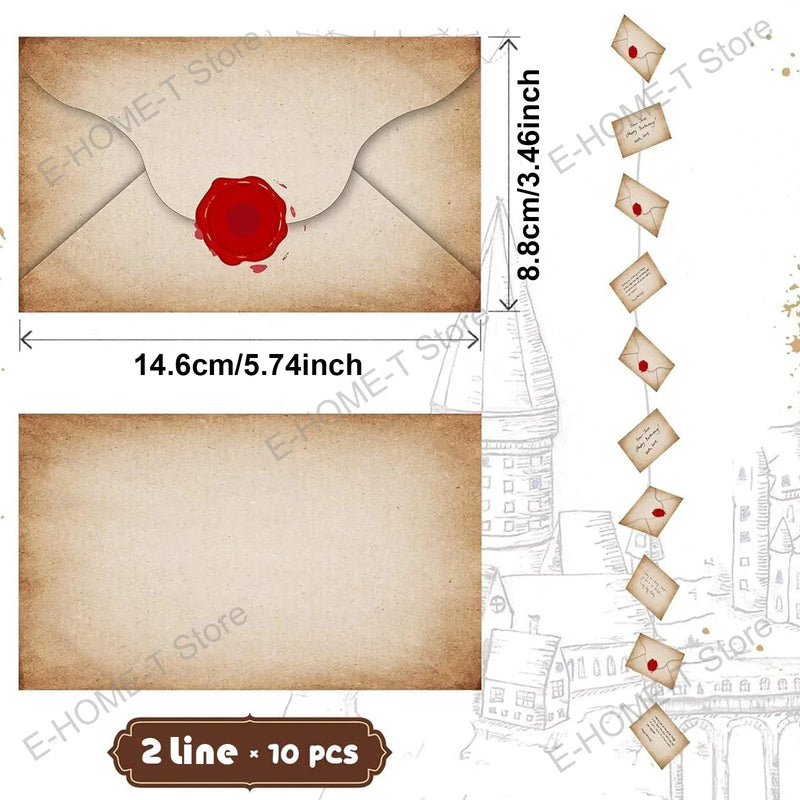 Guirlanda Mágica das Cartas de Hogwarts™ – Decoração Flutuante de Aceitação - Hogwarts™ Express