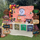 Kit 10 Placas Mágicas Direcionais™ – Locais do Mundo Bruxo - Hogwarts™ Express