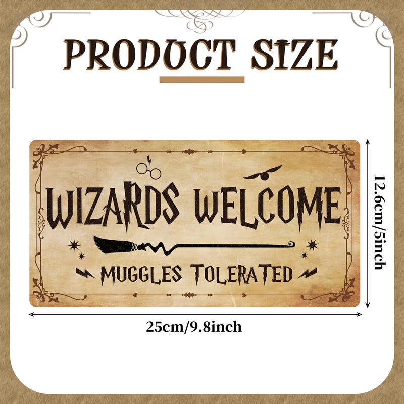 Wizards Welcome”™ – Decoração Mágica em Madeira