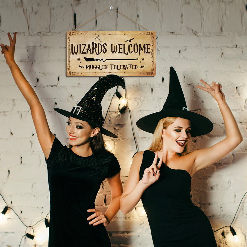 Wizards Welcome”™ – Decoração Mágica em Madeira