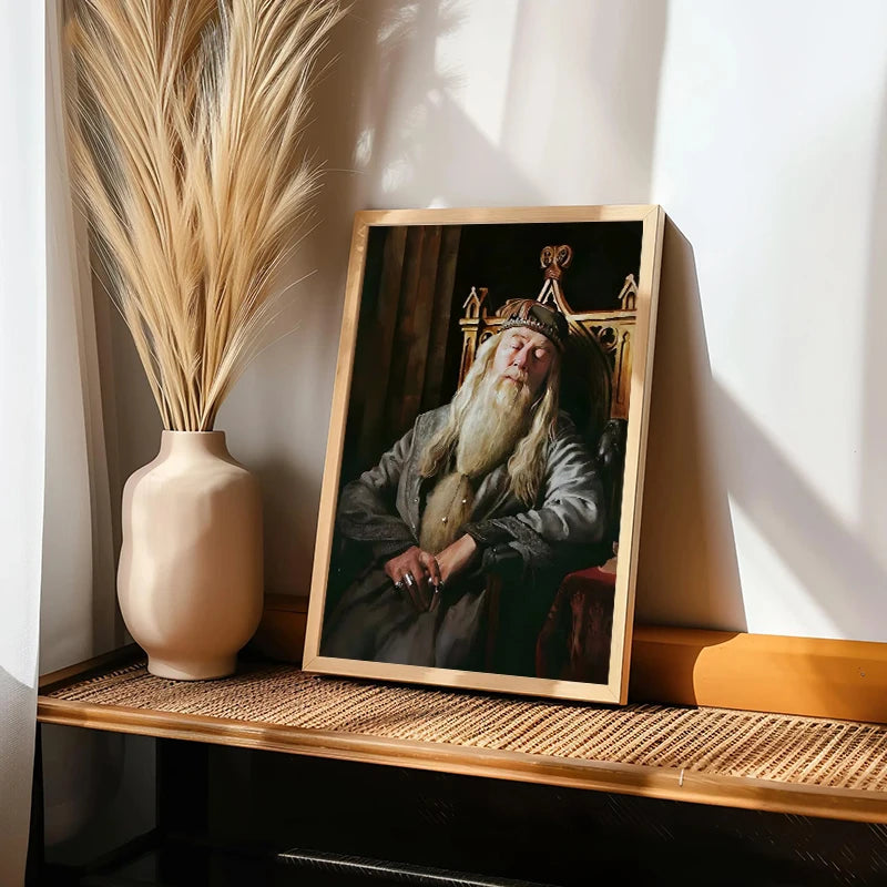 Retrato do Diretor Dumbledore™ – Quadro Hogwarts™ Canvas Premium