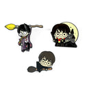 Kit 3 Broches Esmaltados — Estilo Chibi Bruxo - Hogwarts™ Express